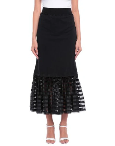 Shop Jw Anderson Maxi Skirts In Black