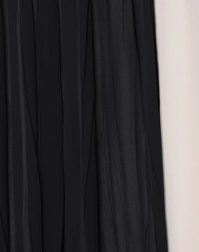Shop Semicouture Woman Midi Skirt Midnight Blue Size 8 Acetate, Silk, Polyester