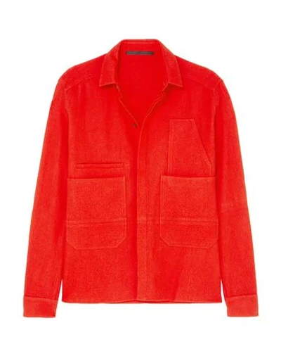 Shop Haider Ackermann Woman Shirt Red Size 4 Wool