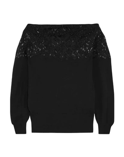 Shop Valentino Sweater In Black