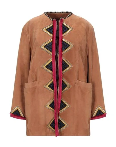 Shop Bazar Deluxe Overcoats In Brown