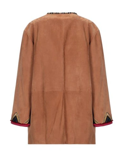 Shop Bazar Deluxe Overcoats In Brown