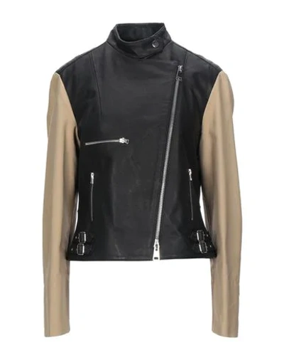 Shop Victoria Beckham Biker Jacket In Black