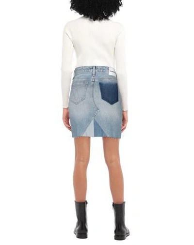 Shop Calvin Klein Jeans Est.1978 Denim Skirts In Blue
