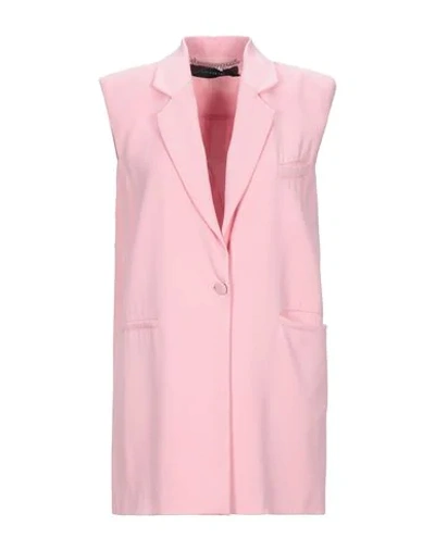 Shop Federica Tosi Woman Blazer Pink Size 6 Viscose, Acetate
