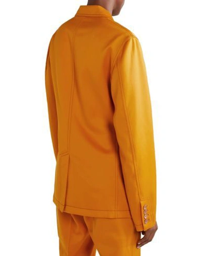 Shop Sies Marjan Woman Blazer Ocher Size 4 Virgin Wool In Yellow