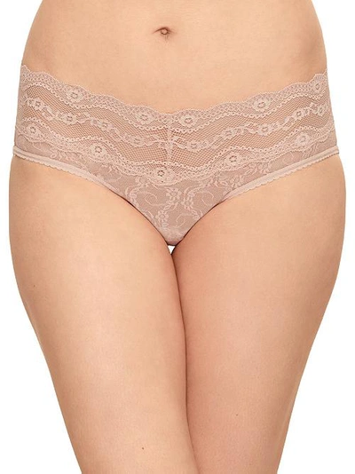 Shop B.tempt'd By Wacoal Lace Kiss Hipster In Rose Smoke