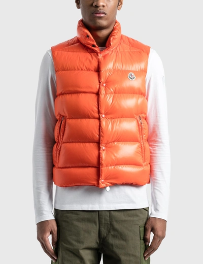 Moncler Tib Vest In Orange | ModeSens