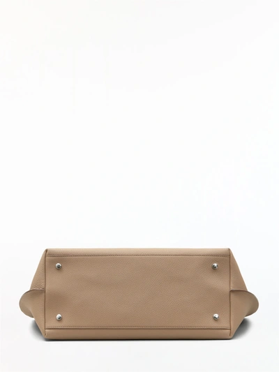 Shop Tod's Medium Shopping Bag Beige