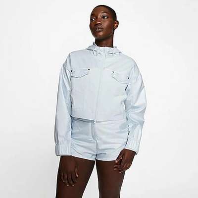 Nike Sportswear City Ready Women's Cropped Jacket (aura) - Clearance Sale  In Blue | ModeSens