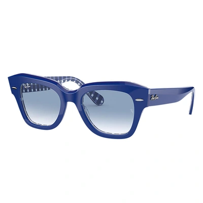 Shop Ray Ban State Street Sonnenbrillen Blau Fassung Blau Glas 49-20