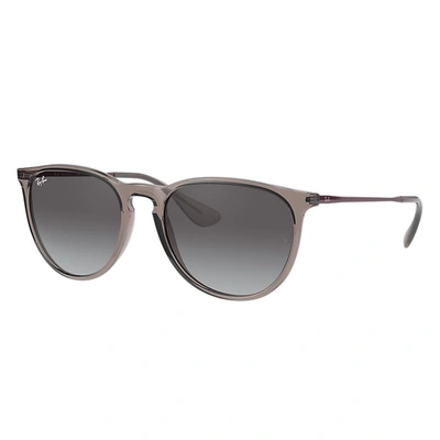 Ray Ban Erika Color Mix Sunglasses Bordeaux Frame Grey Lenses 54-18 In Bordeaux