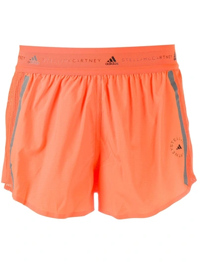 Shop Adidas By Stella Mccartney Truepace Running Shorts In Orange