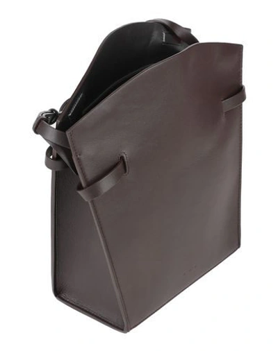 Shop Aesther Ekme Handbags In Dark Brown