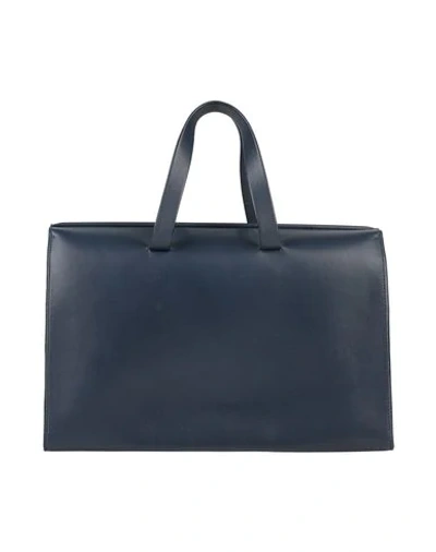 Shop Aesther Ekme Handbags In Dark Blue