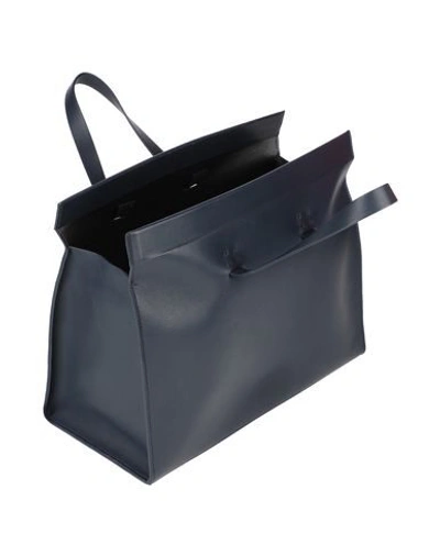Shop Aesther Ekme Handbags In Dark Blue