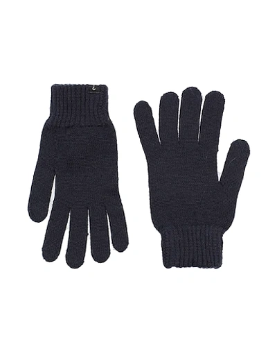 Shop Guess Gloves In Dark Blue