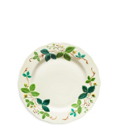Shop Tory Burch Embossed Flower Salad Plate, Set Of 4 In Green
