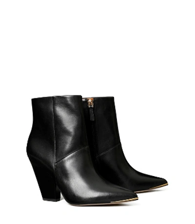 Shop Tory Burch Lila Zip-up Ankle Boot In Perfect Black/perfect Blac