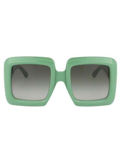 Gucci Gg0783s Sunglasses In 004 Green Green Green | ModeSens