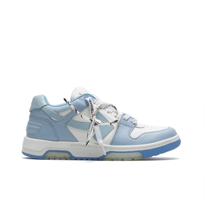 Shop Off-white Ooo Out Of Office Sneakers In Blue