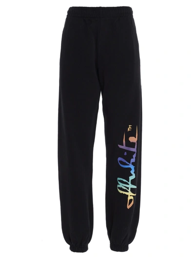 Shop Off-white Rainbow  Sweatpants In Black