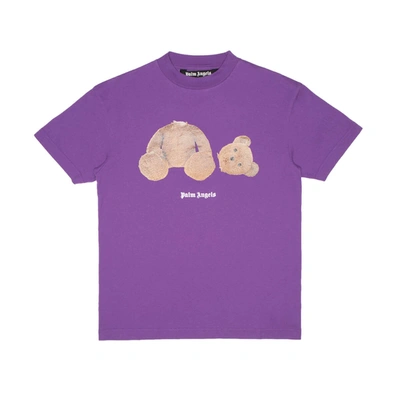 Shop Palm Angels Bear T-shirt In Pink