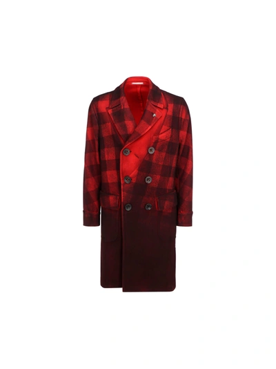 Shop Gabriele Pasini Coat In Red
