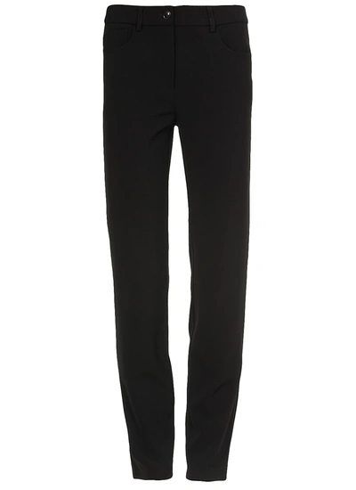 Shop Boutique Moschino Tailor Cut Trousers In Black