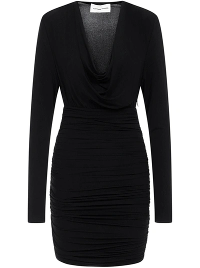 Shop Alexandre Vauthier Mini Dress In Black