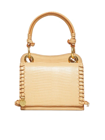 Shop See By Chloé Tilda Mini Leather And Suede Bag In Soft Tan