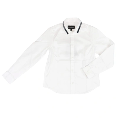 Shop Emporio Armani Shirt Shirt In White