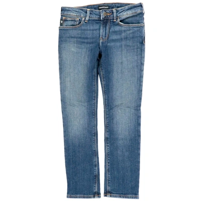 Shop Emporio Armani Denim Jeans In Blue Denim