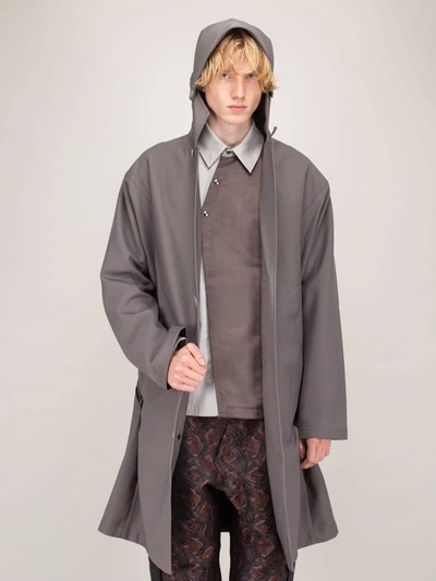Lahti Zip Coat Steel Grey