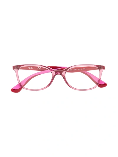 Shop Ray-ban Junior Rb1586 Glasses In Rosa