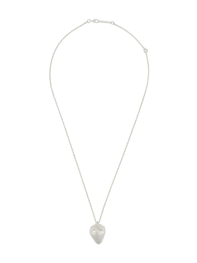 Shop Ambush Strawberry-pendant Necklace In Silver
