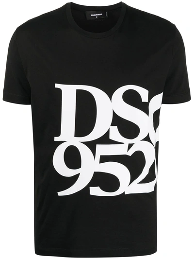 Shop Dsquared2 Graphic Print T-shirt In Black