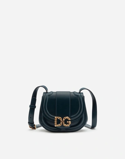 Shop Dolce & Gabbana Small Dg Amore Bag In Desir Calfskin
