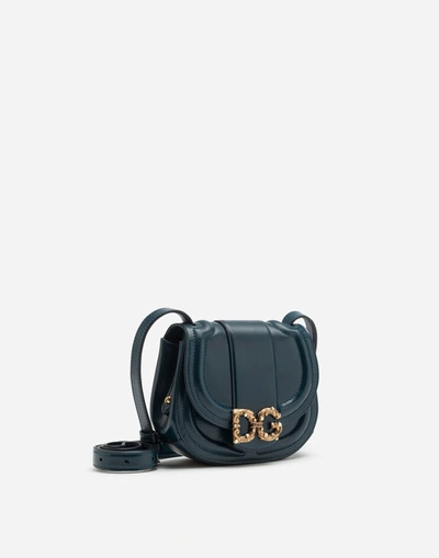 Shop Dolce & Gabbana Small Dg Amore Bag In Desir Calfskin
