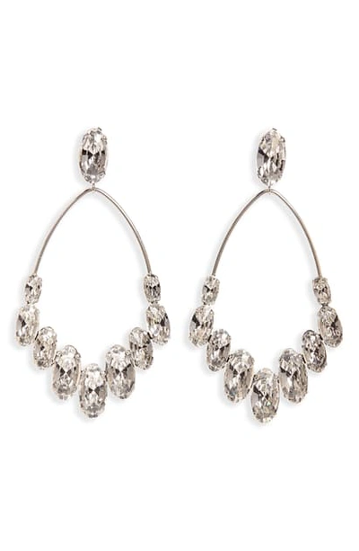 Shop Isabel Marant Ho La La Statement Earrings In Transparent/ Silver