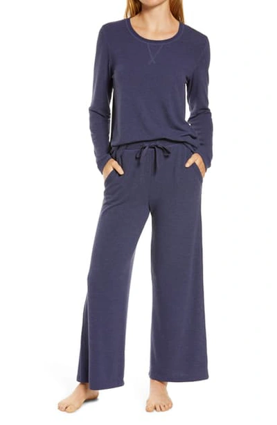 Shop Papinelle Feather Soft Pajamas In Navy