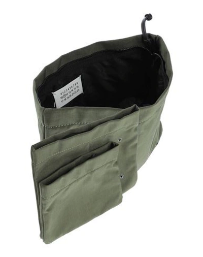 Shop Maison Margiela Handbags In Military Green