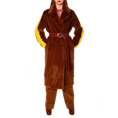Aggi By Halewski Heera Mink Faux Fur Coat In Fur