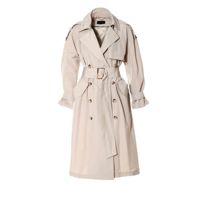 Shop Aggi Céline Beige Trench-coat