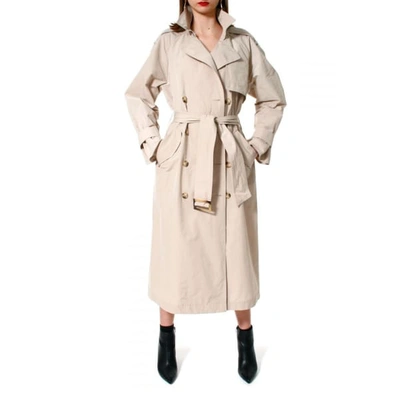 Shop Aggi Céline Beige Trench-coat