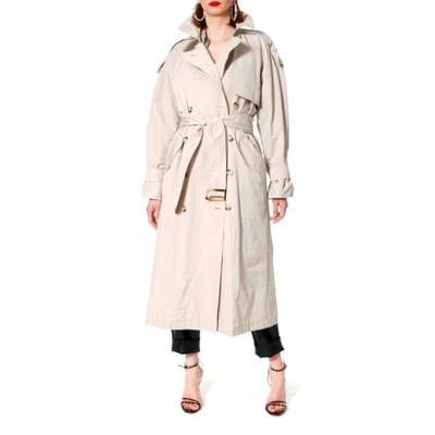 Shop Aggi Céline Beige Trench-coat