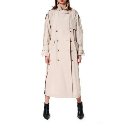 Shop Aggi Céline Beige Trench-coat