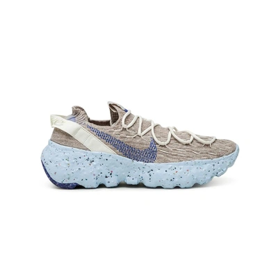 Shop Nike Space Hippie 04 (sail/astronomy Blue-fossil-chambray Blue) In Neutrals
