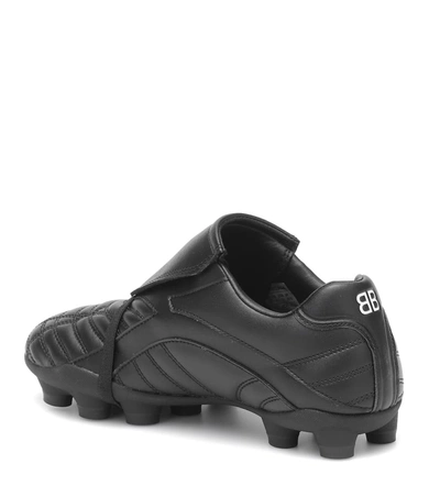 Shop Balenciaga Soccer Sneakers In Black