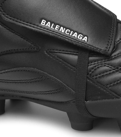 Shop Balenciaga Soccer Sneakers In Black